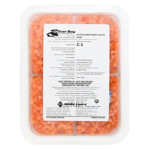 Ікра Кети свіжоморожена Chum Salmon Ikura 1 кг