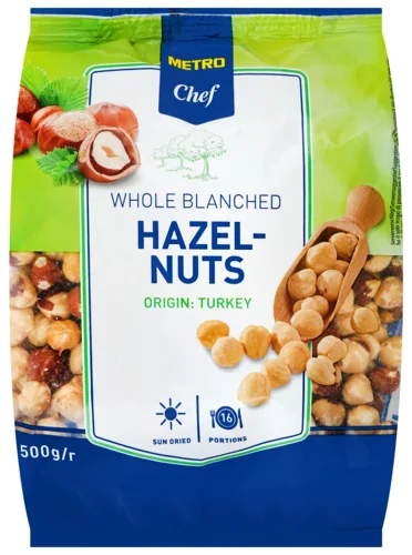 Ядра Лісового Горіха Цілі Бланшовані, 200г