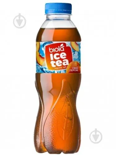 Чай чорний холодний Biola Ice Tea зі смаком персика 0,92л