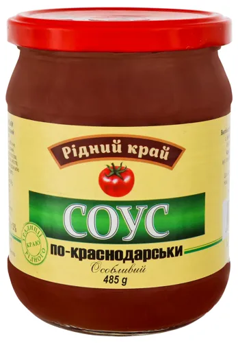 Соус По-краснодарськи Особливий Рідний край 485г