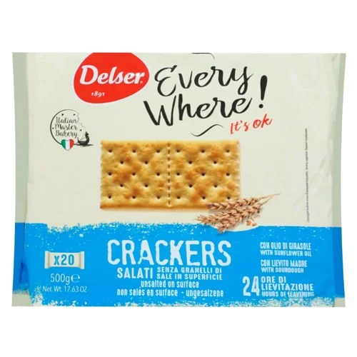 Крекери Delser 500г