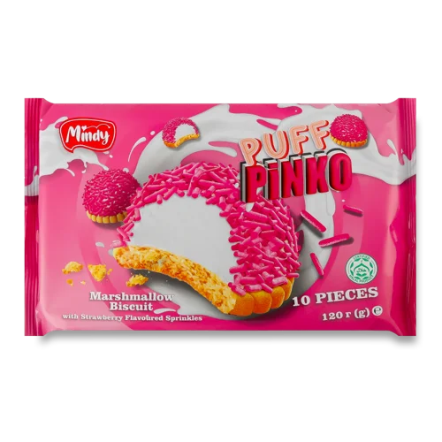 Десерт Зі Смаком Полуниці Puff Pinko, В/ґ, 120г