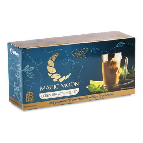 Чай Зелений З Мелісою Magic Moon, в/ґ, к/у 25х1.8г