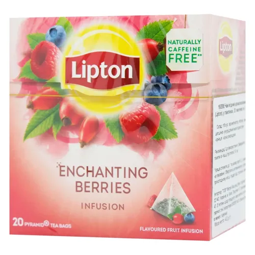 Чай Lipton ягідний ароматизований 20 пакетиків
