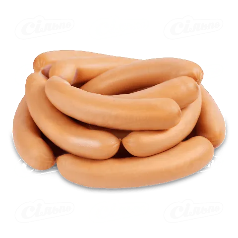 Сосиски «Алан» «Дитячі» натуральна оболонка вищого ґатунку, 1 кг