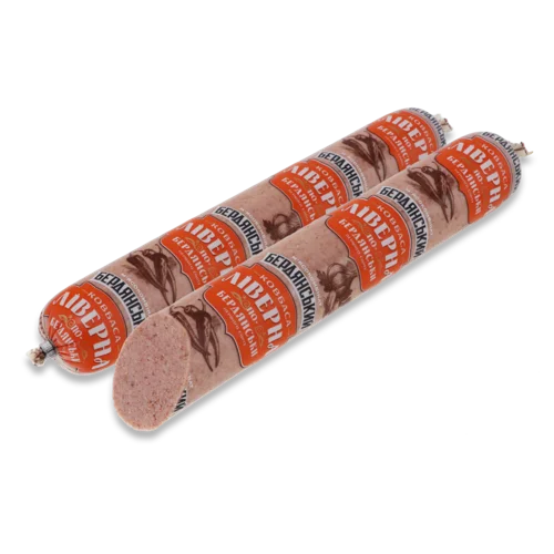 Ковбаса Ліверна По-Бердянські Бердянський М'ясокомбінат, кг