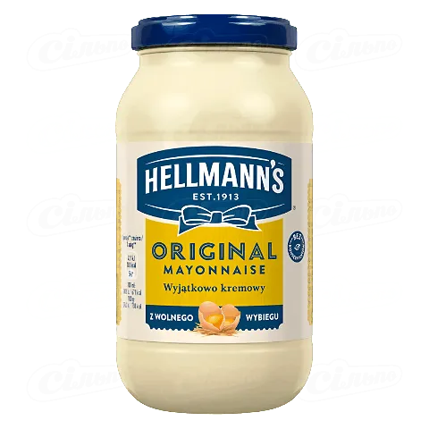 Майонез Hellmann's Original 73% у скляній банці, 340мл
