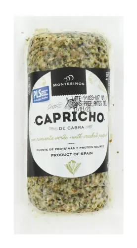 Сир 45% козячий з перцем Capricho de Cabra Montesinos м/у 0.145кг