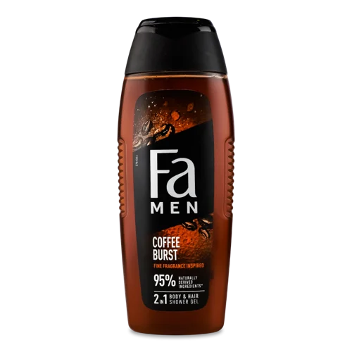 Гель для Душу 2в1 Coffee Burst Fa Men, Пластикова Пляшка 400мл