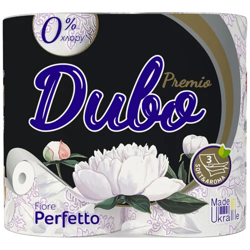 Туалетний папір Диво Premio Fiore Perfetto 3-шаровий 4шт