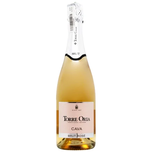 Вино ігристе Cava Brut Rose Torre Oria рожеве сухе 11,5% 0,75л