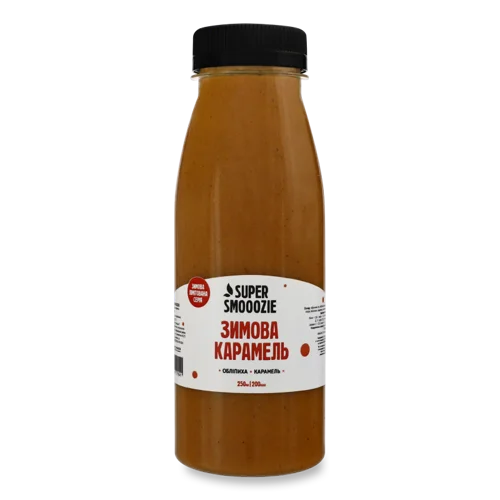 Смузі Зимова Карамель, Вищого Ґатунку, Пластикова Пляшка, 250мл