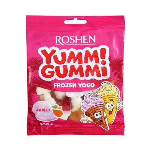 Цукерки желейні Frozen Yogo Yummі Gummi Roshen м/у 100г