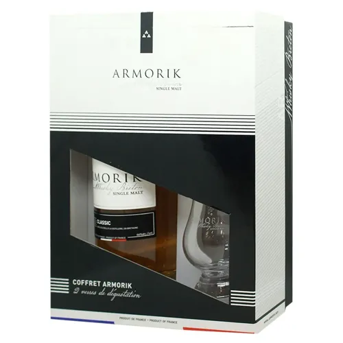 Віскі Armorik Classic Box + 2 келихи 46% 0,7л