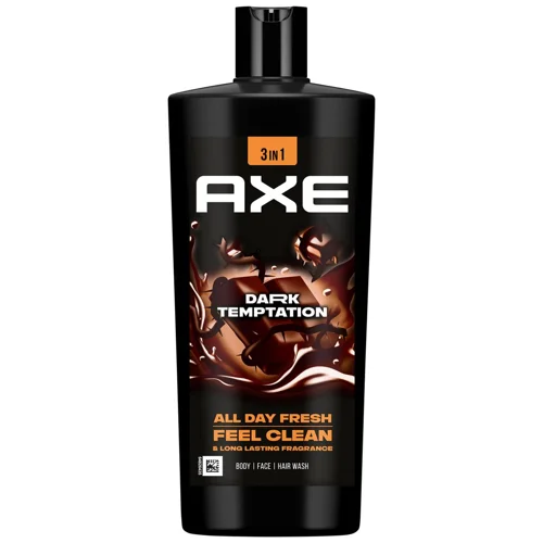 Гель для душу та шампунь Axe Dark Temptation 700мл