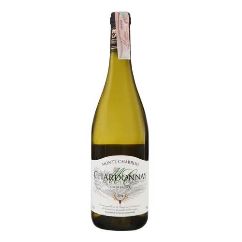 Вино 0.75л 12% біле сухе Chardonnay Monte-Charrois пл