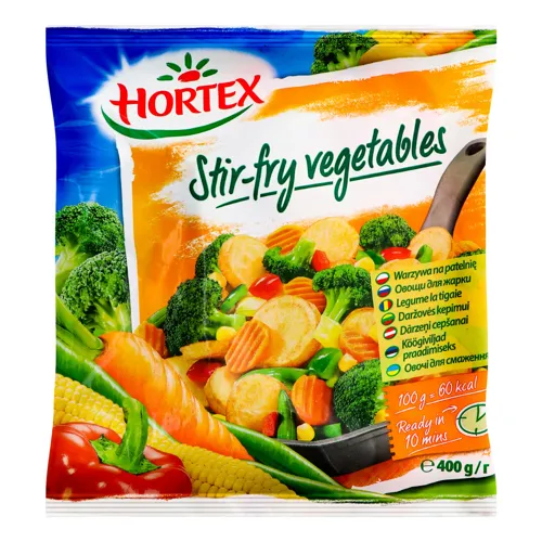 Суміш овочева заморожена для смаження Hortex м/у 400г