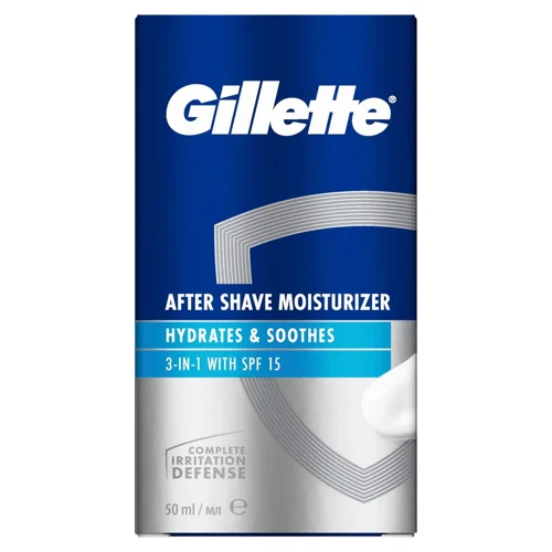 Бальзам після гоління Gillette Hydrates & Soothes 3в1 Spf 15 50мл