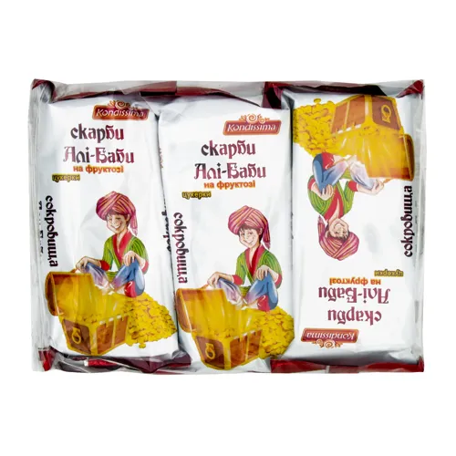 Цукерки на фруктозі Скарби Алі-баби Kondissima м/у 210г
