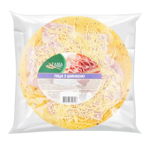 Піца з шинкою Гама м/у 200г