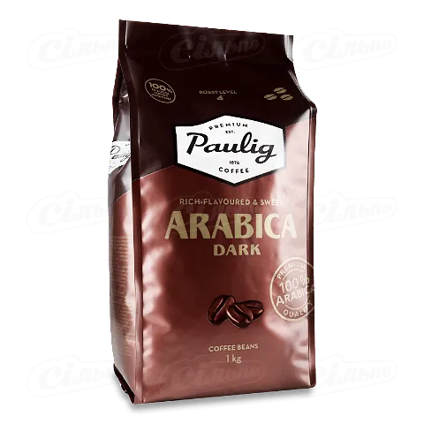 Кава зерно Paulig Arabica Dark, 1кг
