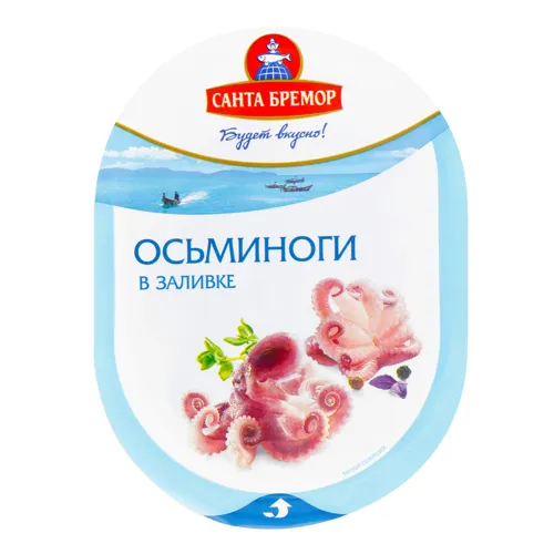 М'ясо восьминога в заливці Санта Бремор лоток 180г