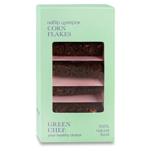 Цукерки Corn Flakes Green Chef, Вищого Ґатунку, Картонна Упаковка, 90г