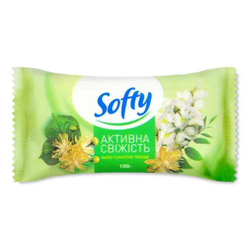 Туалетне Мило Активна Свіжість Softy, тверде, 100г