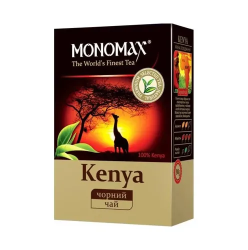 Чай МОНОМАХ KENYA кенійський чорний листовий, 80г