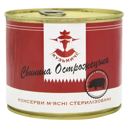 Консерва Кузьмичі Свинина Острожецька 525г