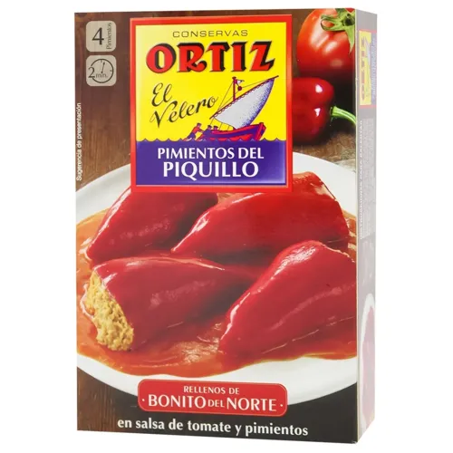 Перець Ortiz пікільо фарширований тунцем Альбакор 300г