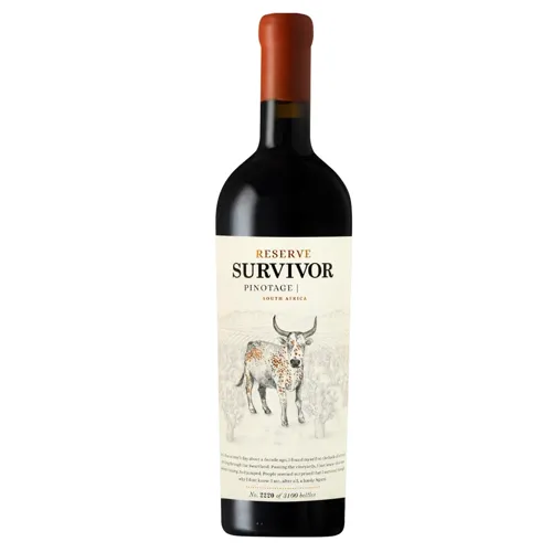 Вино Survivior Pinotage Reserve червоне сухе 13,5% 0,75л