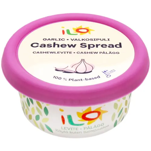 Крем-сир Ilo Cashew Spread рослинний з часником 150г