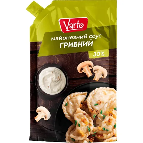 Соус Varto Грибний майонезний 30%, 180г
