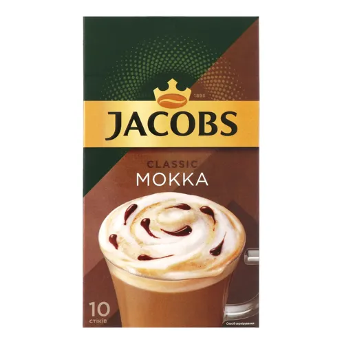 Напій кавовий розчинний з какао Mokka Classic Jacobs м/у 21.9г