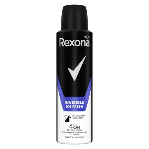Антиперспірант аерозольний Rexona Men Invisible Ice Fresh 150мл