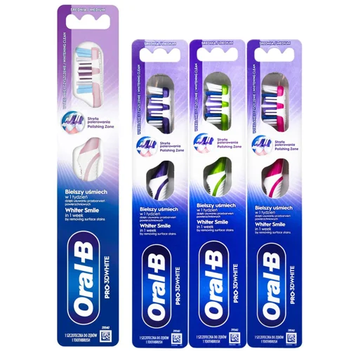 Зубна щітка Oral-B Pro-3DWhite середня