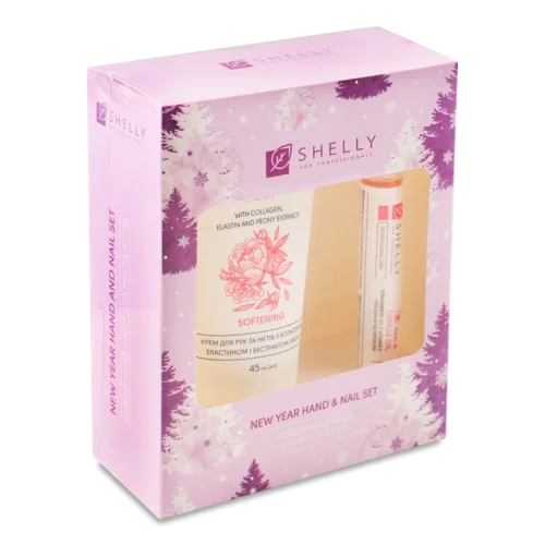 Набір Hand And Nail Set Крем для рук і нігтів 45мл + Олія для нігтів 3мл Shelly, в/ґ