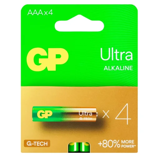 Батарейка GP Ultra Alkaline LR03 AAA 4шт
