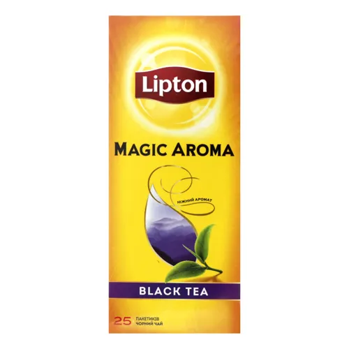 Чай чорний з ароматом чайних квітів Magic Aroma Lipton