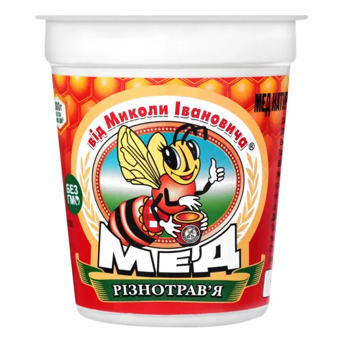 Мед натуральний квітковий Різнотрав'я від Миколи Івановича 300г