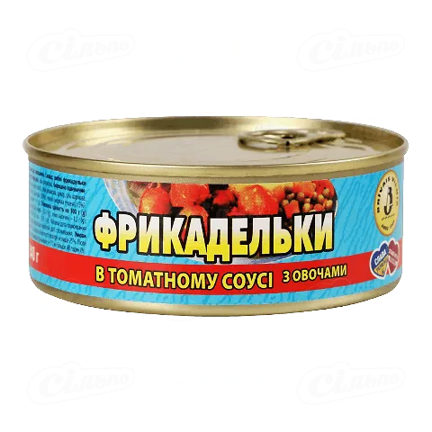 Фрикадельки Brivais Vilnis в томатному соусі з овочами, ключ, 240г
