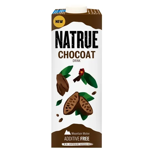 Напій вівсяно-шоколадний Natrue без цукру 1л