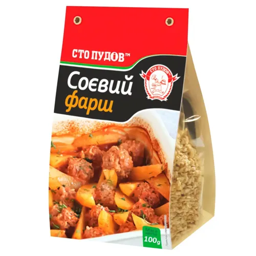 Фарш Сто Пудів соєвий 100г