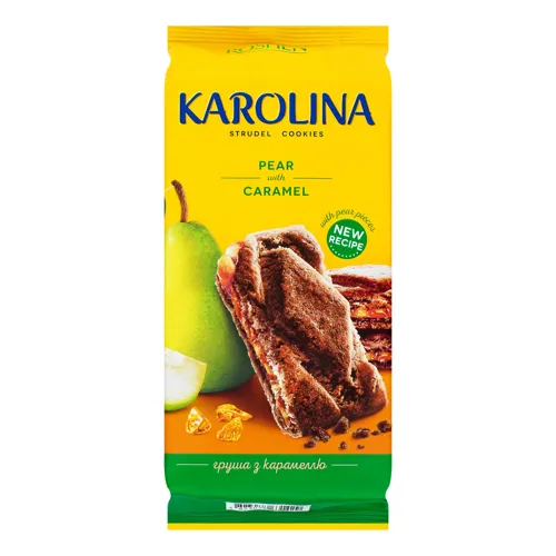 Печиво здобне з грушею і карамеллю Karolina Roshen м/у 168г