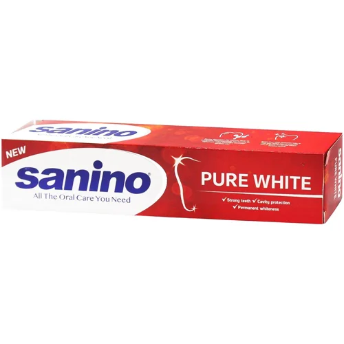 Зубна паста Sanino Pure White 75мл