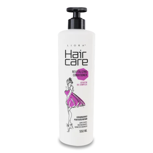 Кондиціонер Відновлювальний Для Сухого Послабленого Пористого Волосся Hair Care Liora, 550 мл