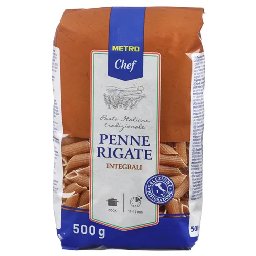 Макарони Metro Chef penne rigate з твердих сортів пшениці 500г