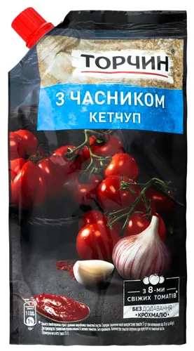 Кетчуп з часником Торчин д/п 270г