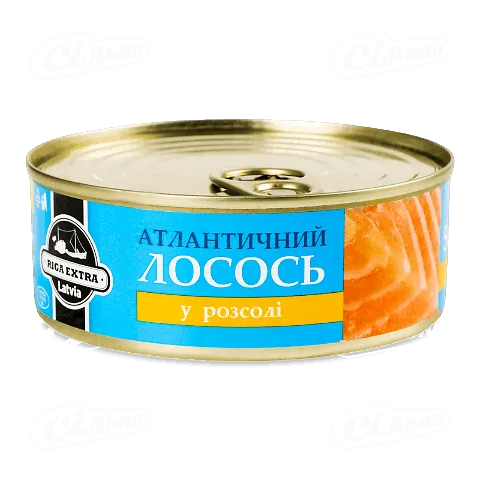 Лосось Banga атлантичний у власному соку, ключ, 230г